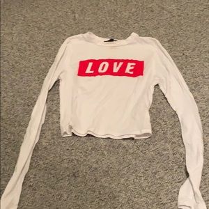 long sleeve white shirt